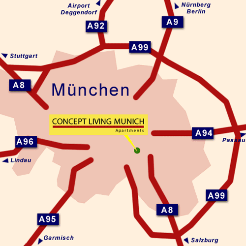 Anfahrt München